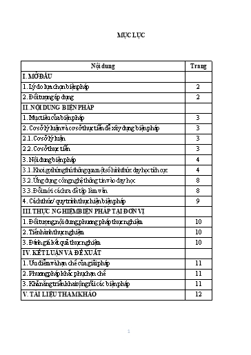 Sáng kiến kinh nghiệm Biện pháp tạo hứng thú qua phân môn Tập làm văn nhằm phát triển năng lực nói và viết cho học sinh Lớp 4