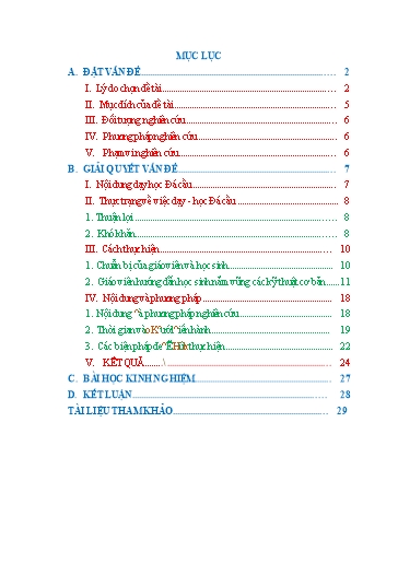 Sáng kiến kinh nghiệm Giải pháp phát triển môn Đá cầu trong trường Tiểu học